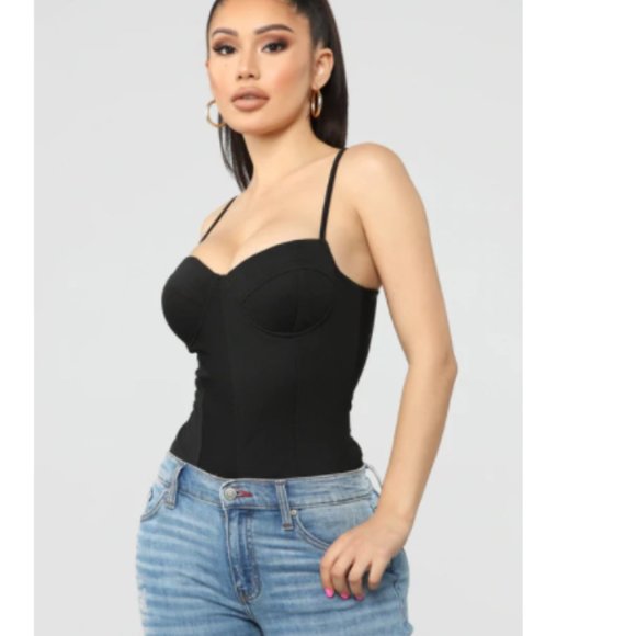 Fashion Nova-Came For More Bodysuit - Black Small - Picture 3 of 9